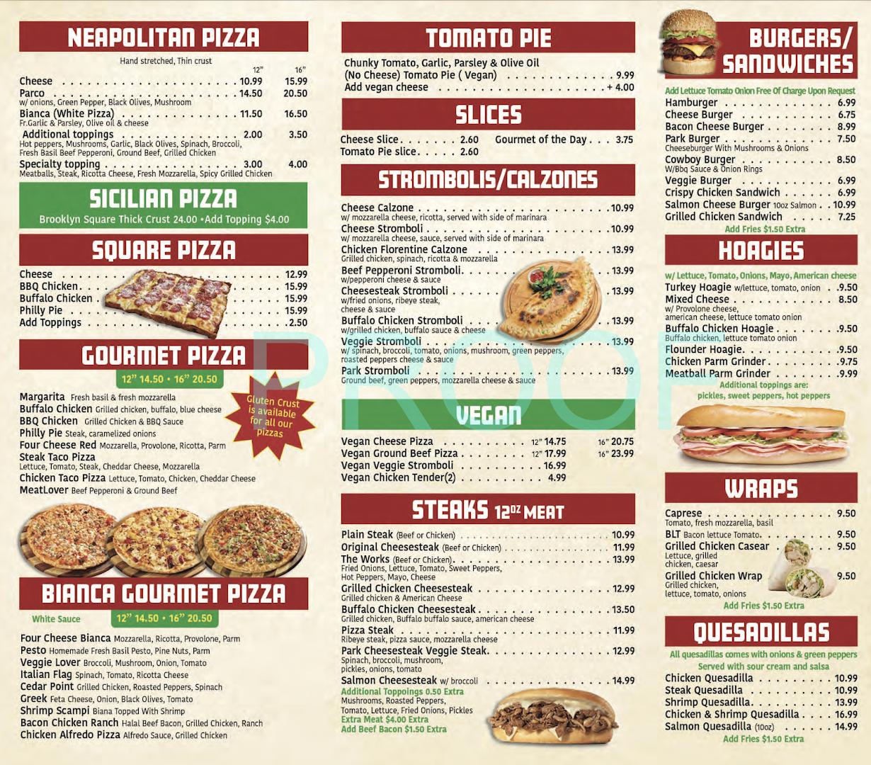 PARK PIZZA